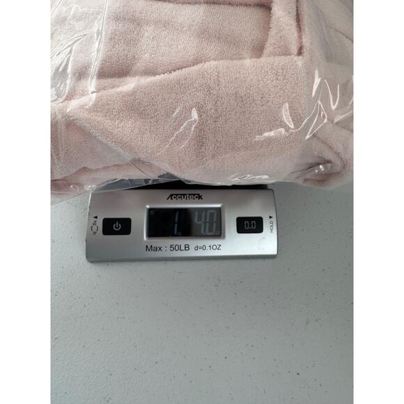 Hanro Bathrobe Womens Small Belted Shawl Collar Terry Robe Fleece Lined Lounge - Picture 12 of 12